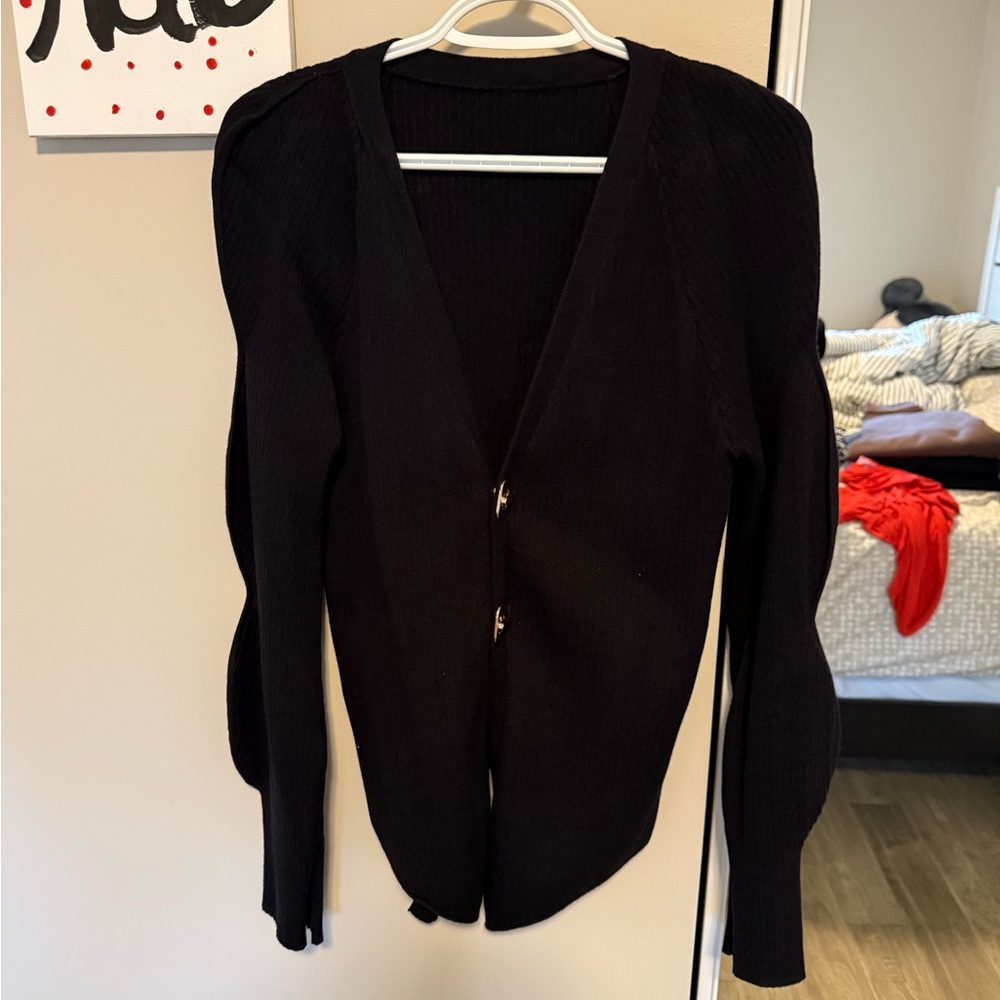 Commense Black Ribbed Knitwear - Picture 3 of 6